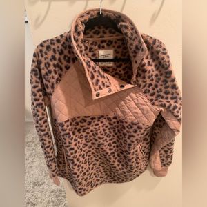 Abercrombie leopard print sweater